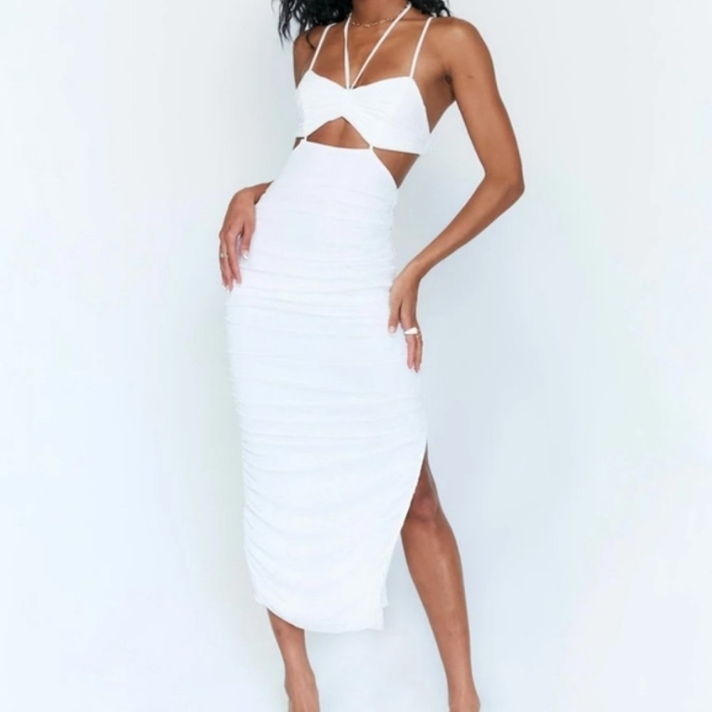 Princess Polly White Maxi Dress